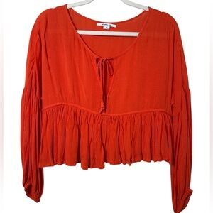 O'Neill Medium Vibrant Orange Blouse